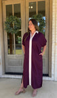 Ava Wine Maxi Dress