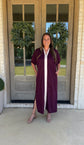 Ava Wine Maxi Dress