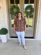 Caroline Floral Plus Size Blouse